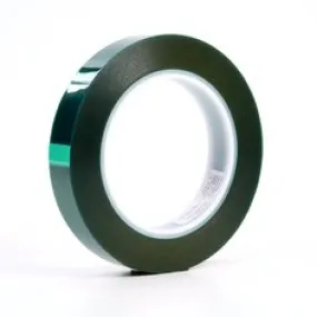 3M™ Polyester Tape 8992, Green, 3/4 in x 72 yd, 3.2 mil, 48 rolls per
case
