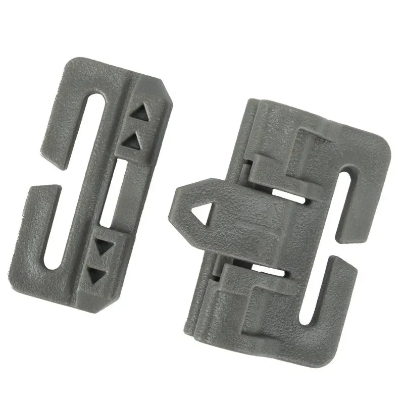 6 Pcs Tactical Vest Quick Release Buckle Multi-functional Tactical Vest Quick Release Buckle Carabiner Shoulder Strap Buckle