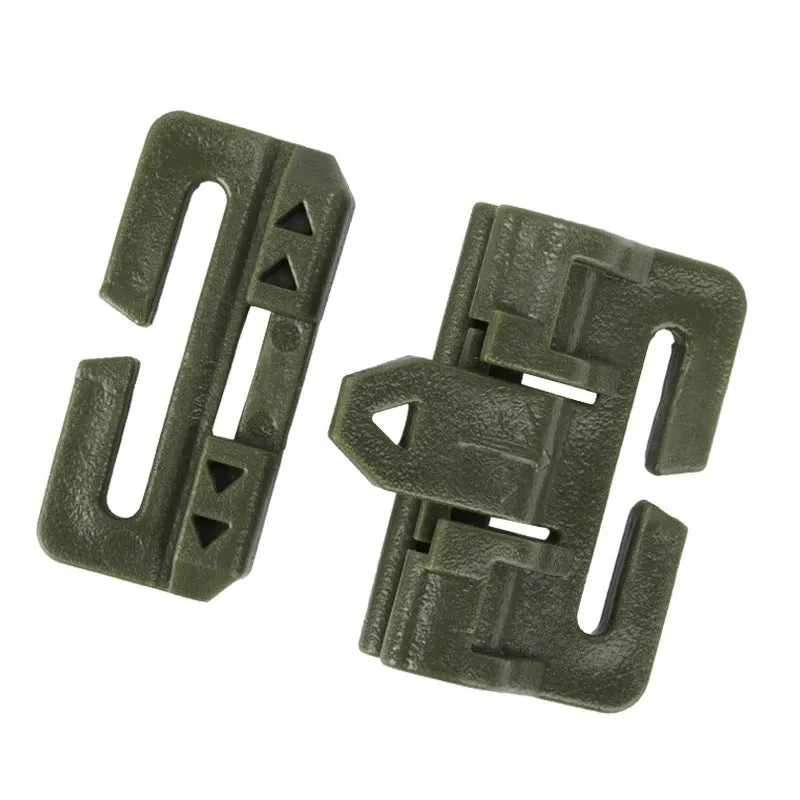 6 Pcs Tactical Vest Quick Release Buckle Multi-functional Tactical Vest Quick Release Buckle Carabiner Shoulder Strap Buckle