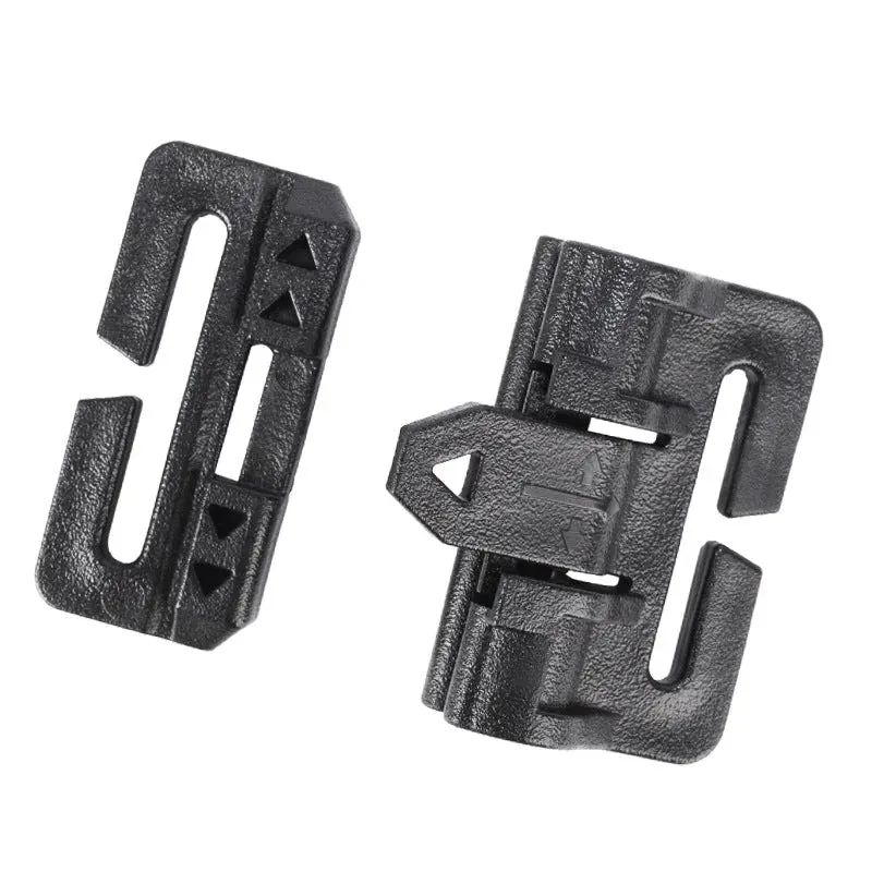 6 Pcs Tactical Vest Quick Release Buckle Multi-functional Tactical Vest Quick Release Buckle Carabiner Shoulder Strap Buckle
