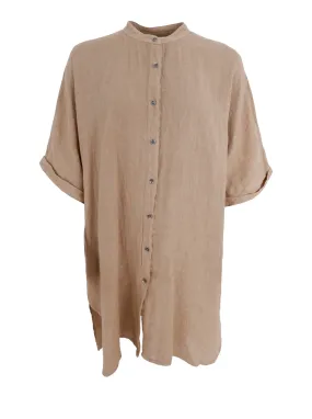 BCMELINA linen tunic - Frappe