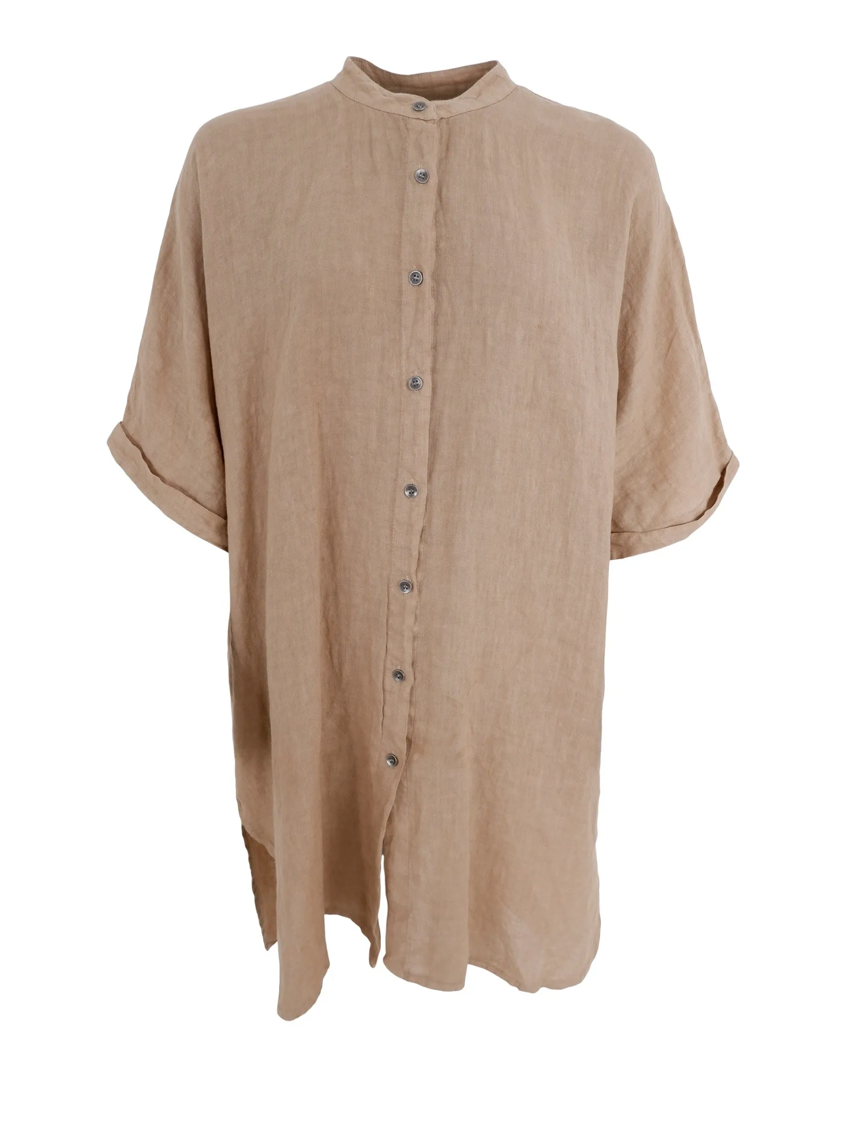 BCMELINA linen tunic - Frappe