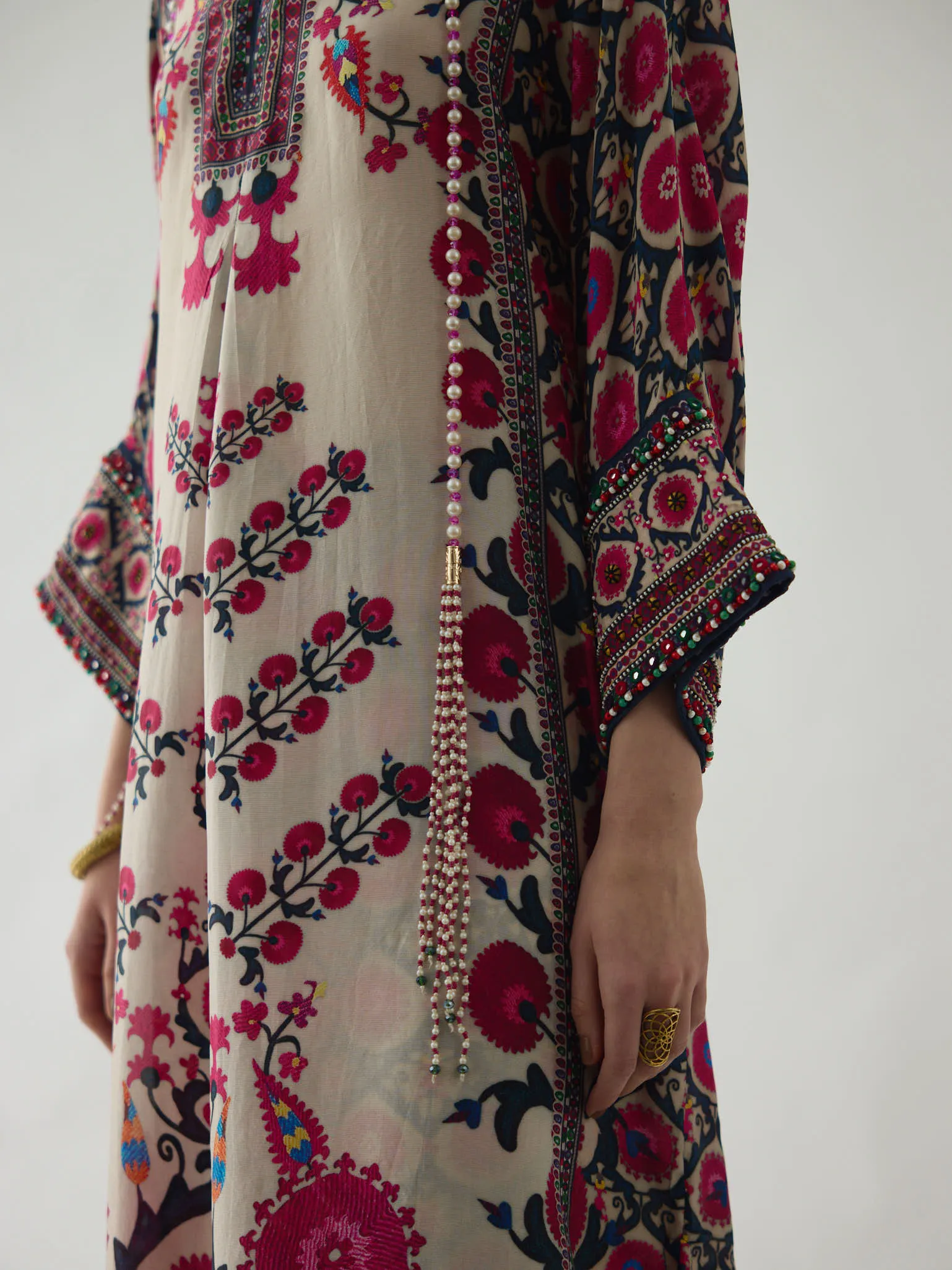 Bukhara Raspberry Banera Tunic Dress