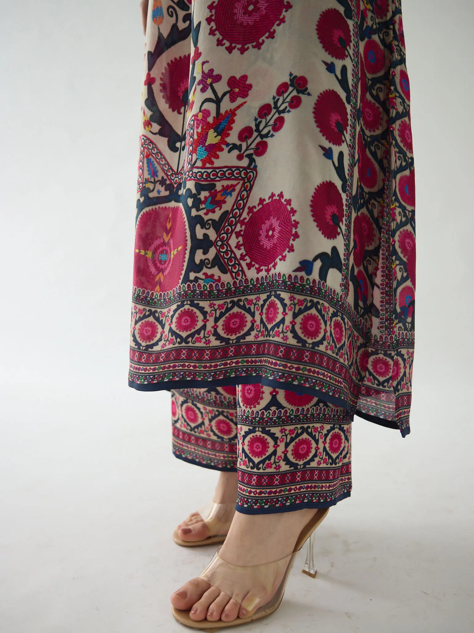 Bukhara Raspberry Banera Tunic Dress