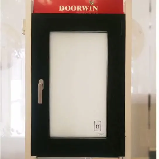 Doorwin 2021uk thermal break aluminum Tilt and turn hinge windows for hotel use Dimmed glass window
