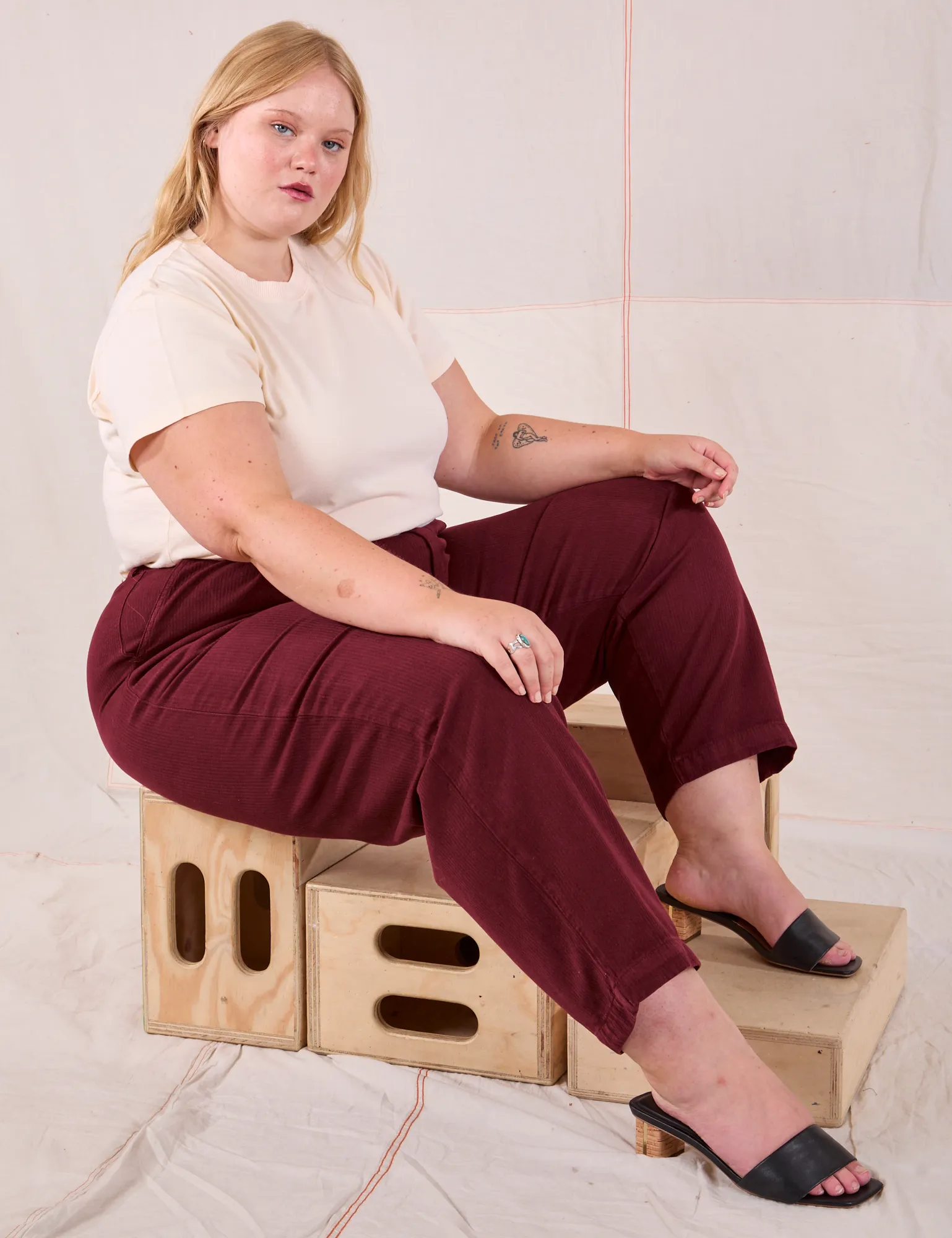 Heritage Trousers - Red Wine