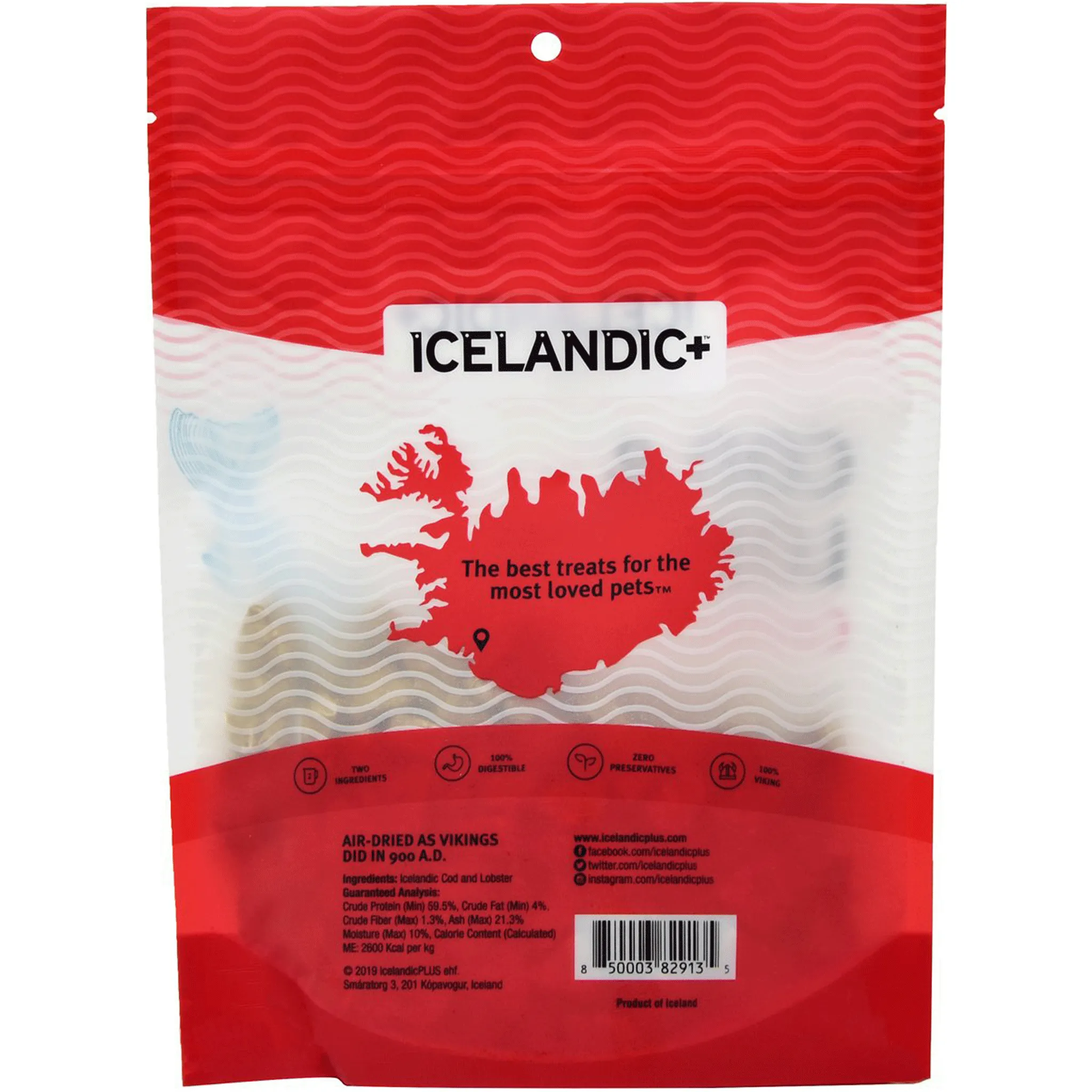 Icelandic  Lobster & Cod Bites Dog Treats
