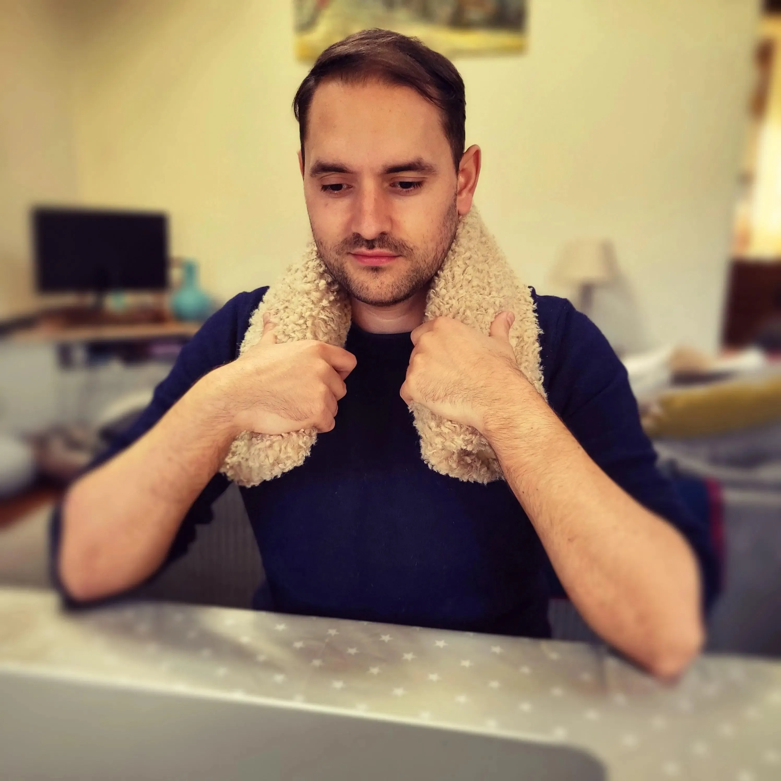 Long Teddy Hot Water Bottle
