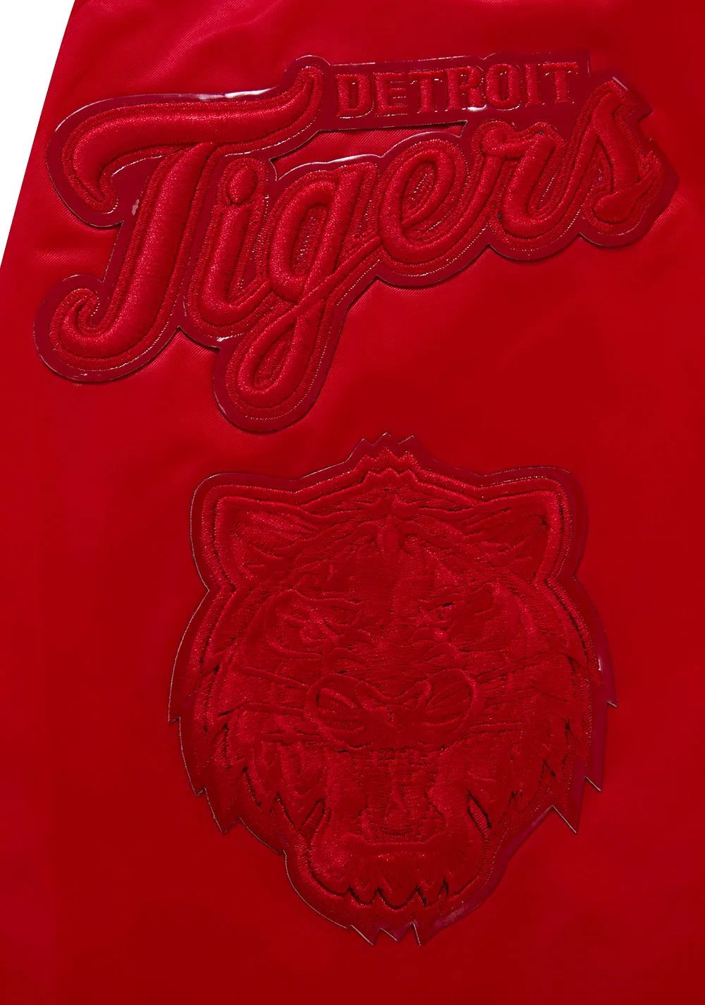 MLB DETROIT TIGERS CLASSIC TRIPLE RED MEN'S TRACK JACKET (TRIPLE RED)