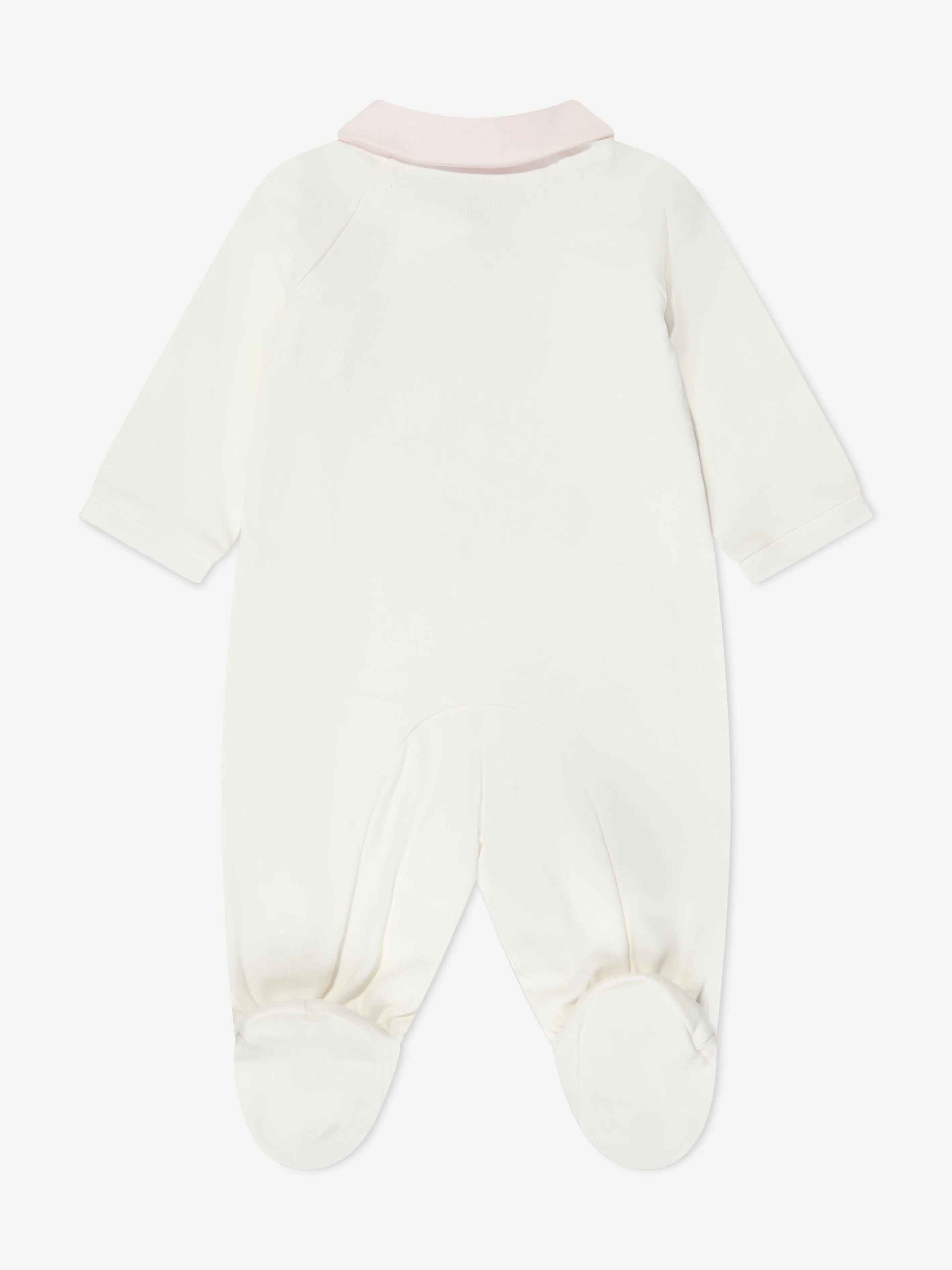 Monnalisa Baby Girls Teddy Bear Babygrow in Ivory