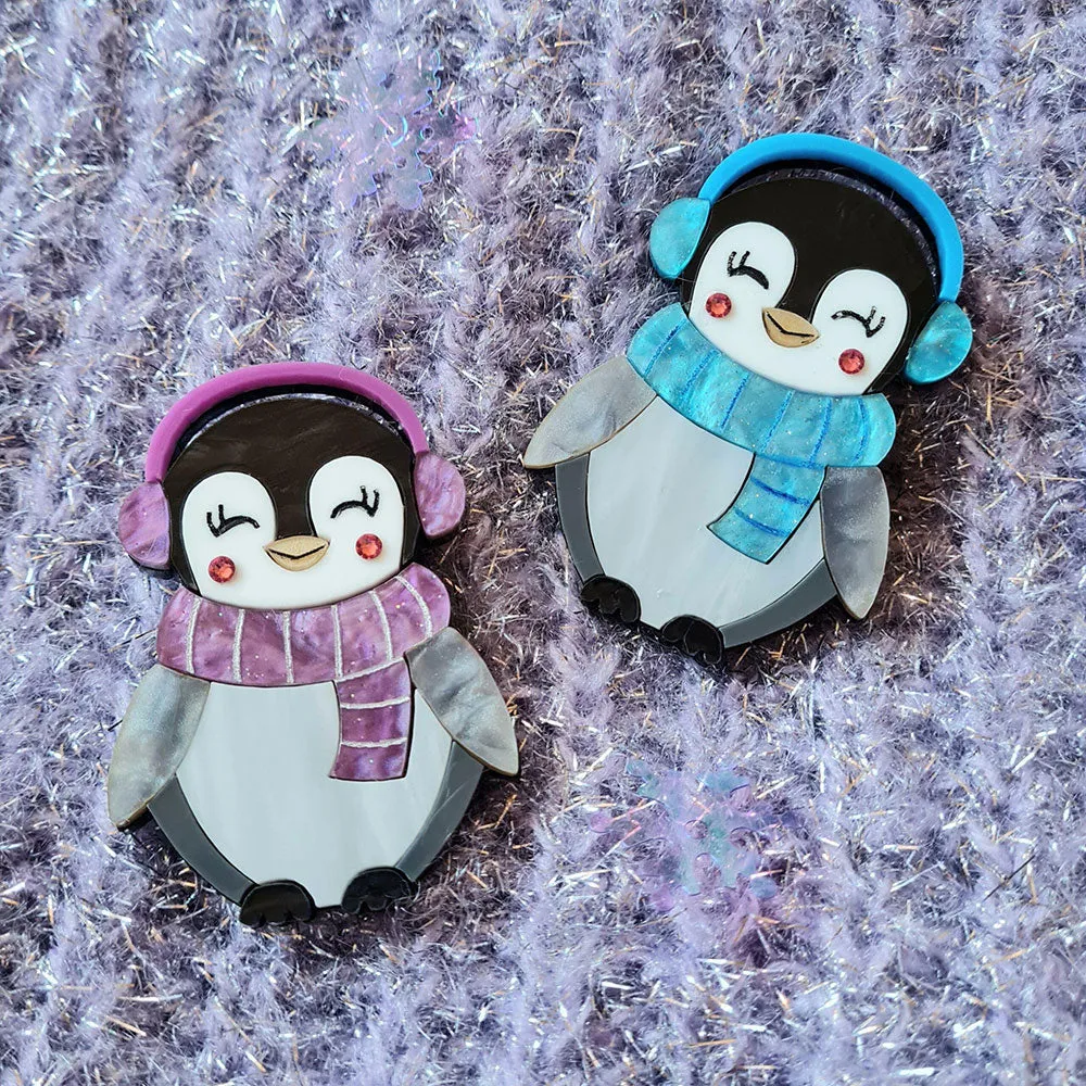 Pip The Penguin Brooch by Cherryloco Jewellery