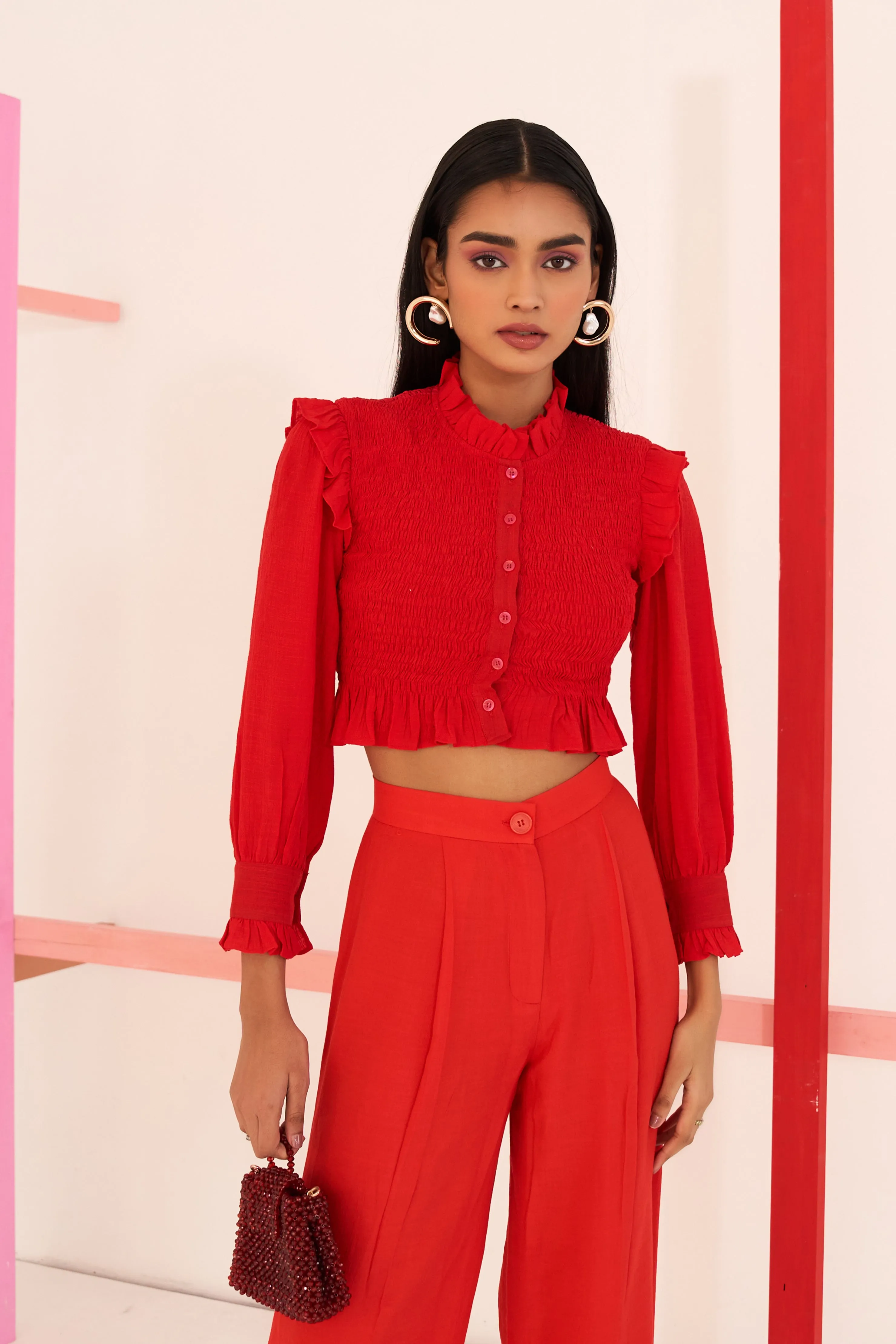 Red-In-Frame-Pants