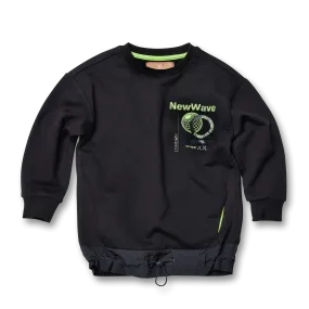 Slogan Print Jersey Sweatshirt