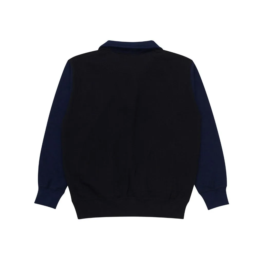 Sweater Pria Halfzip GALLEN BLACK