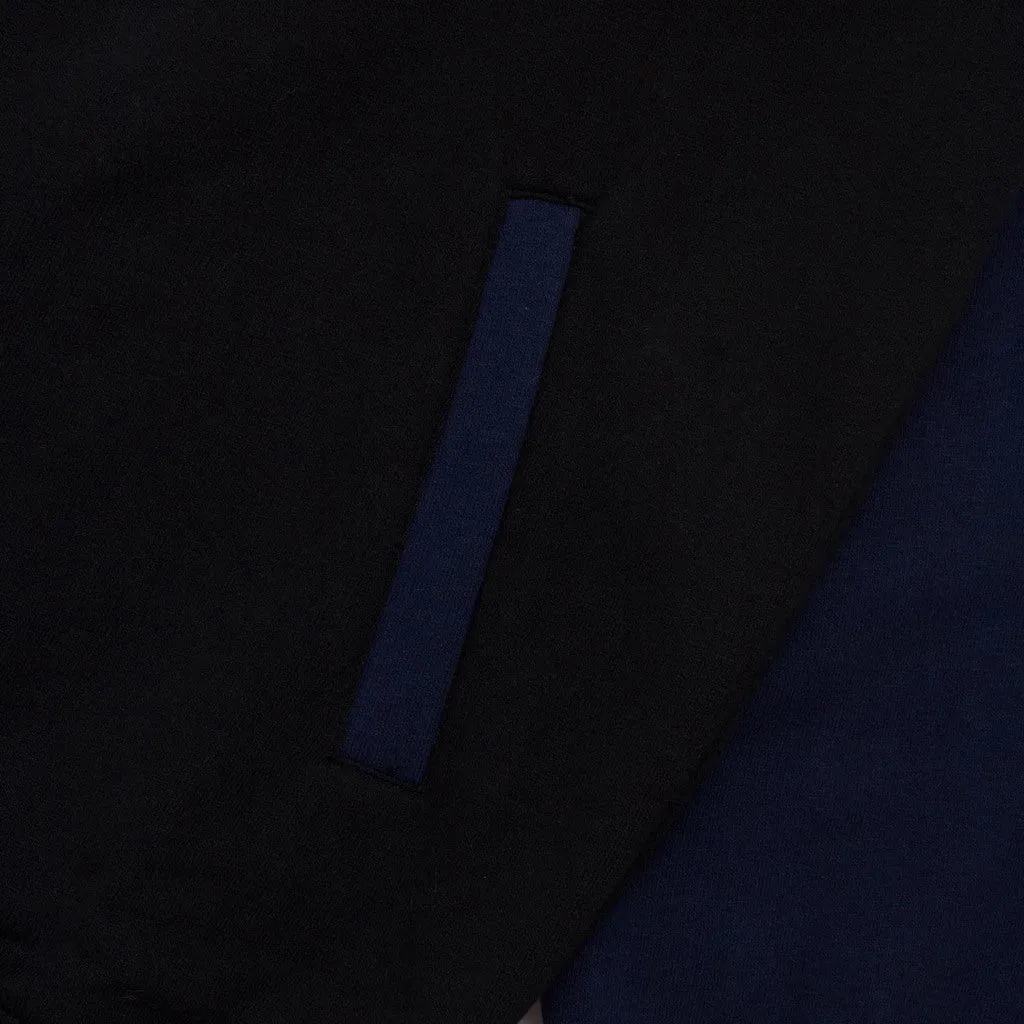 Sweater Pria Halfzip GALLEN BLACK