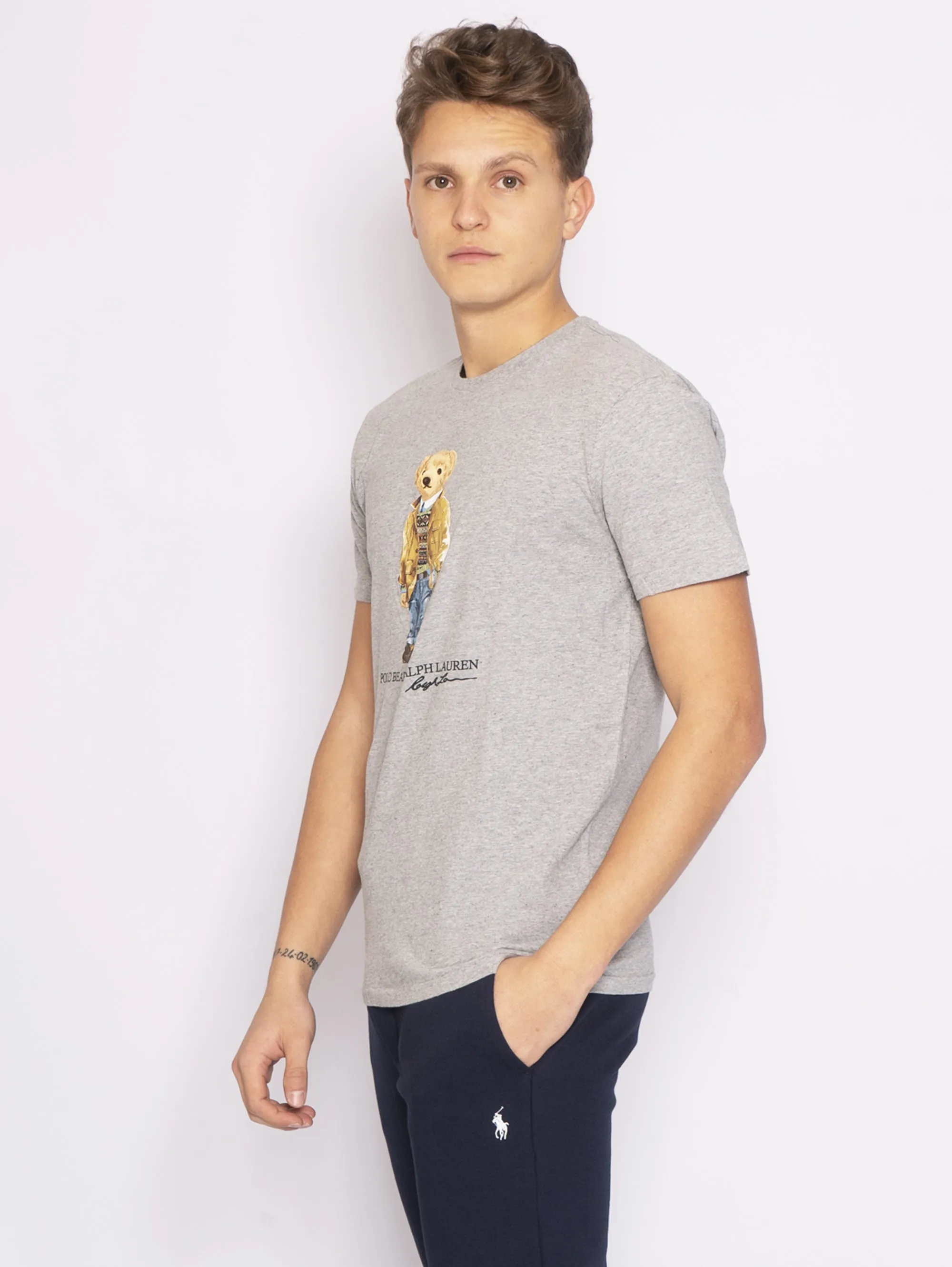 T-shirt Teddy Bear Grigio