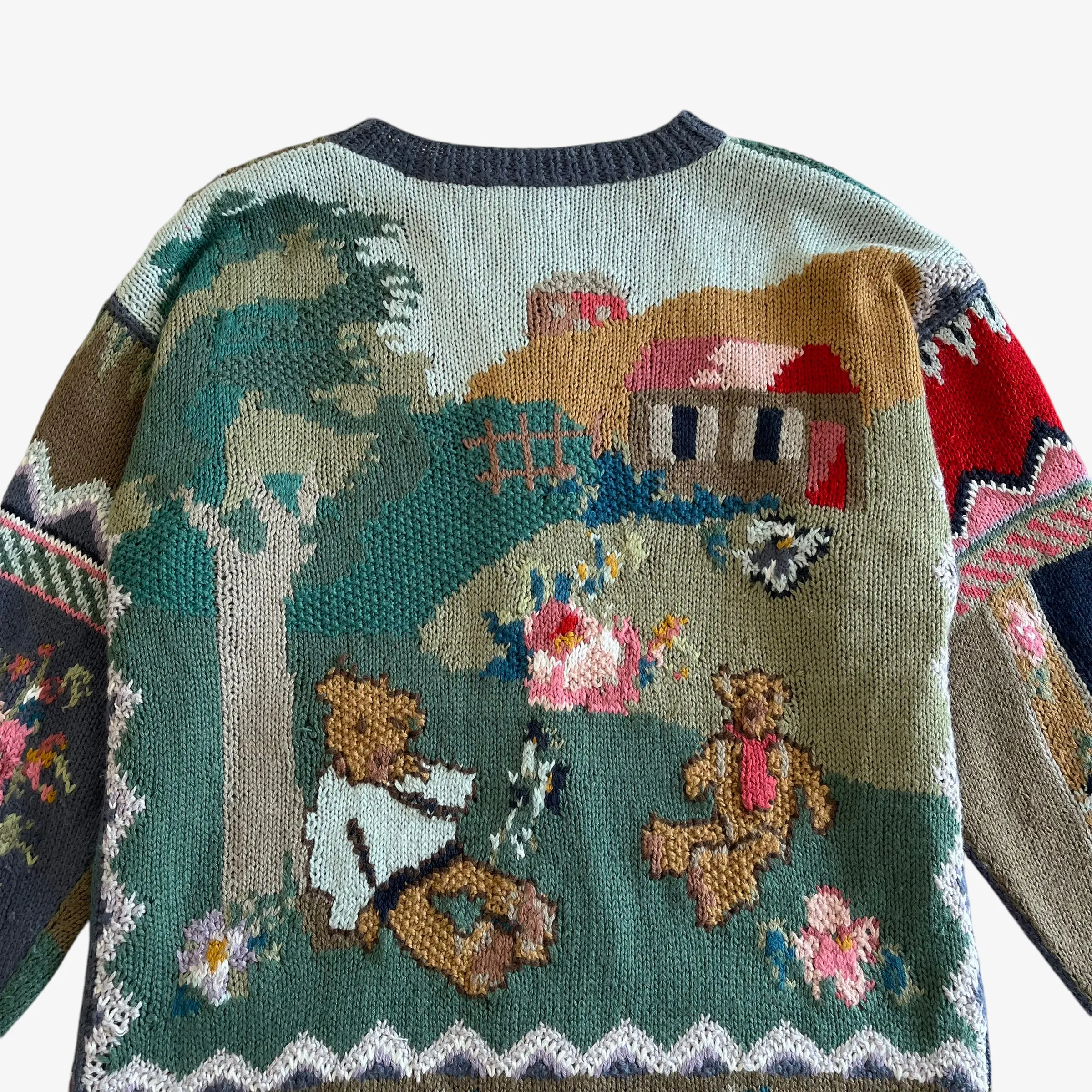 Together! Teddy Bear Print Knitted Cardigan (Womenswear)