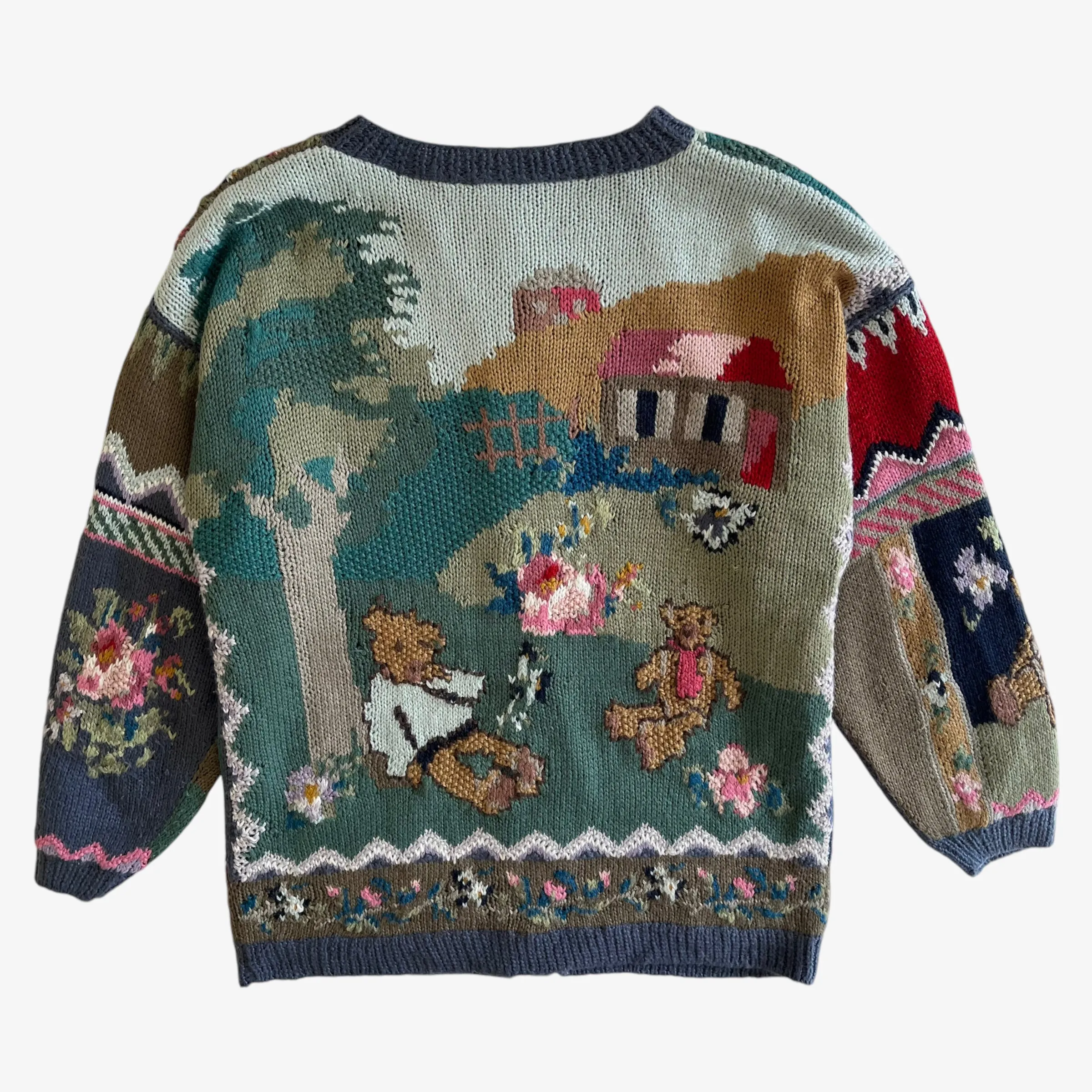 Together! Teddy Bear Print Knitted Cardigan (Womenswear)