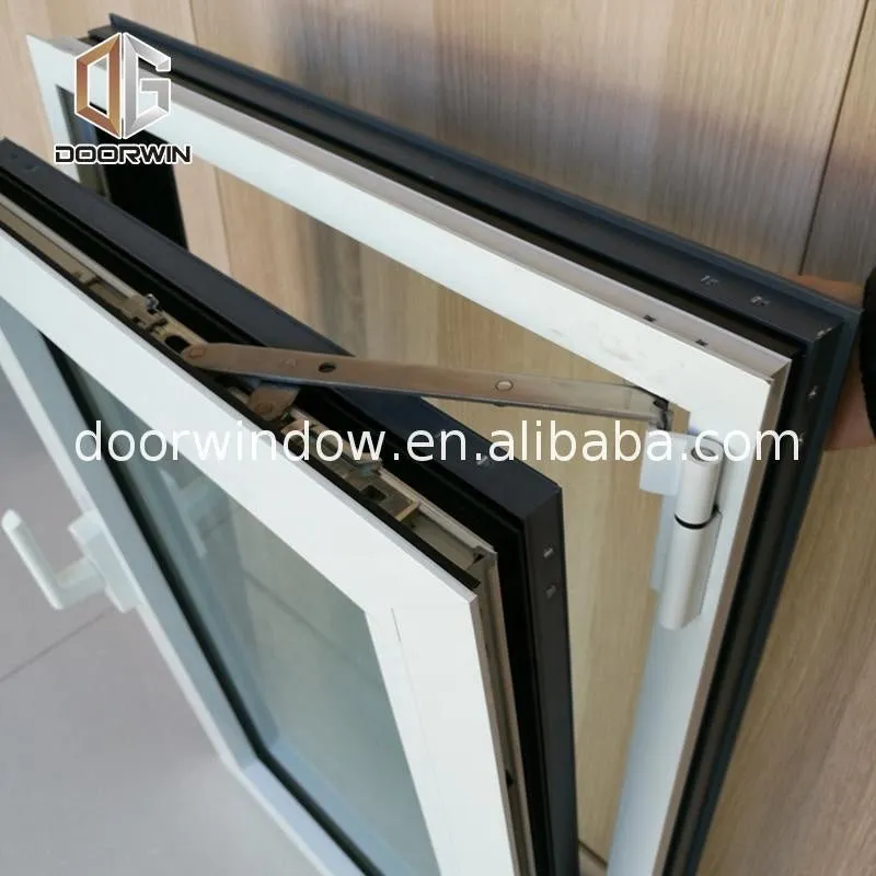 uk thermal break aluminum Tilt and turn hinge windows for hotel use