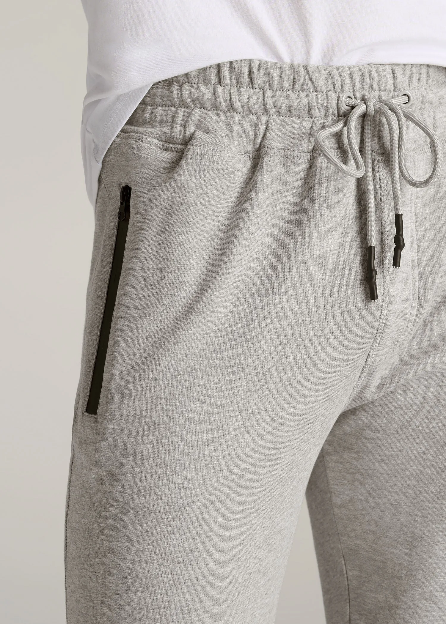 Wearever French Terry Men's Tall Joggers in Grey Mix