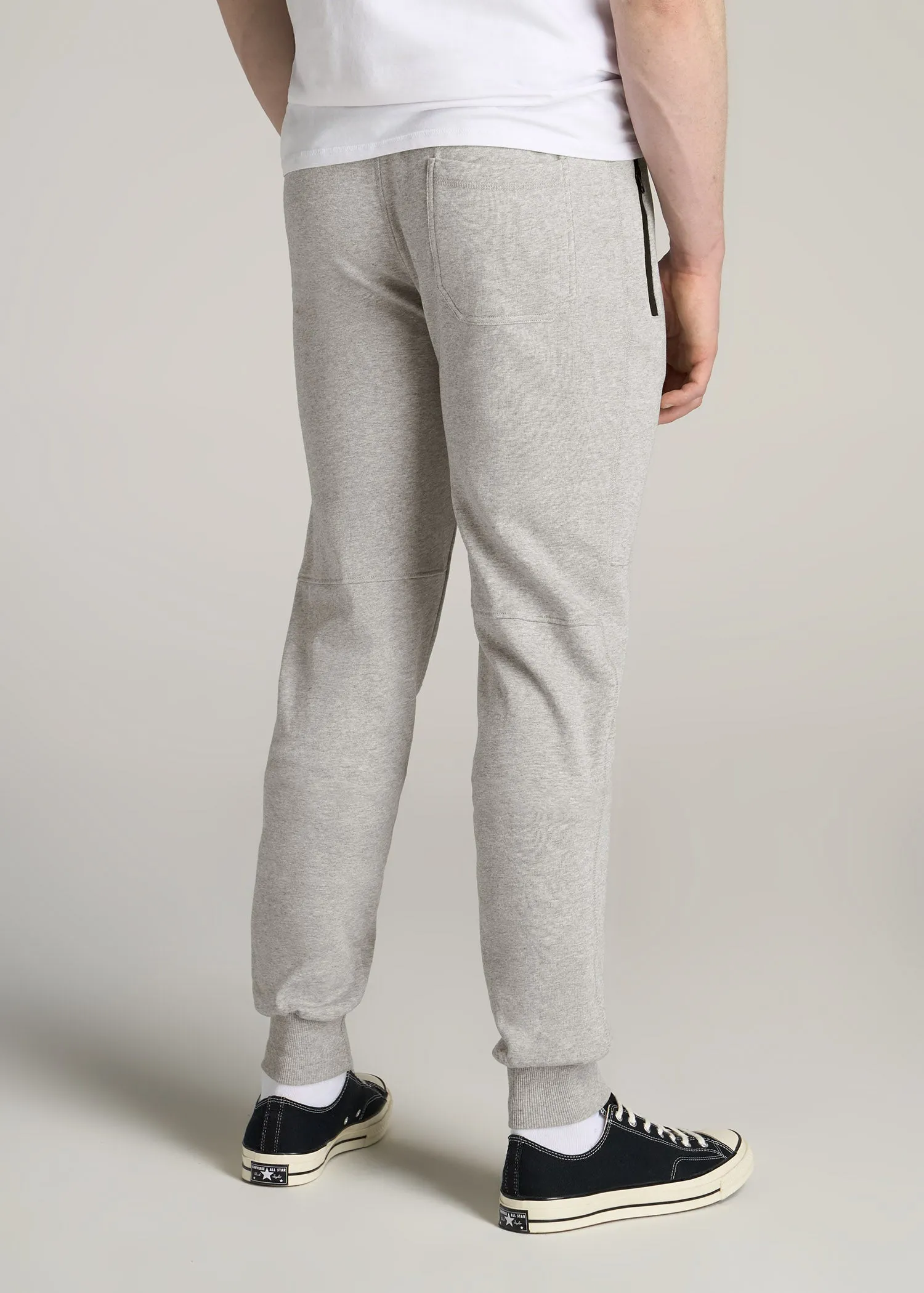 Wearever French Terry Men's Tall Joggers in Grey Mix