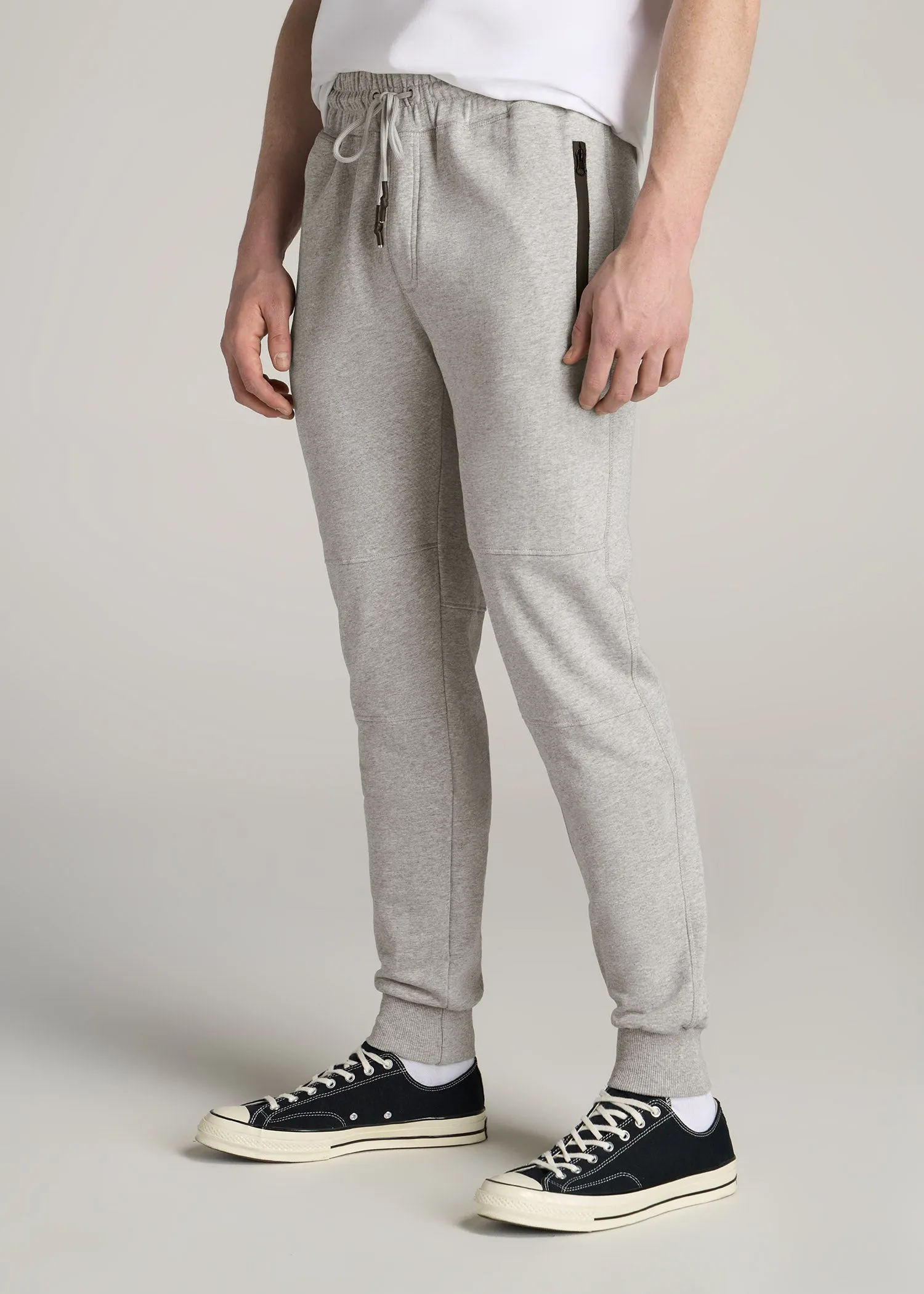 Wearever French Terry Men's Tall Joggers in Grey Mix