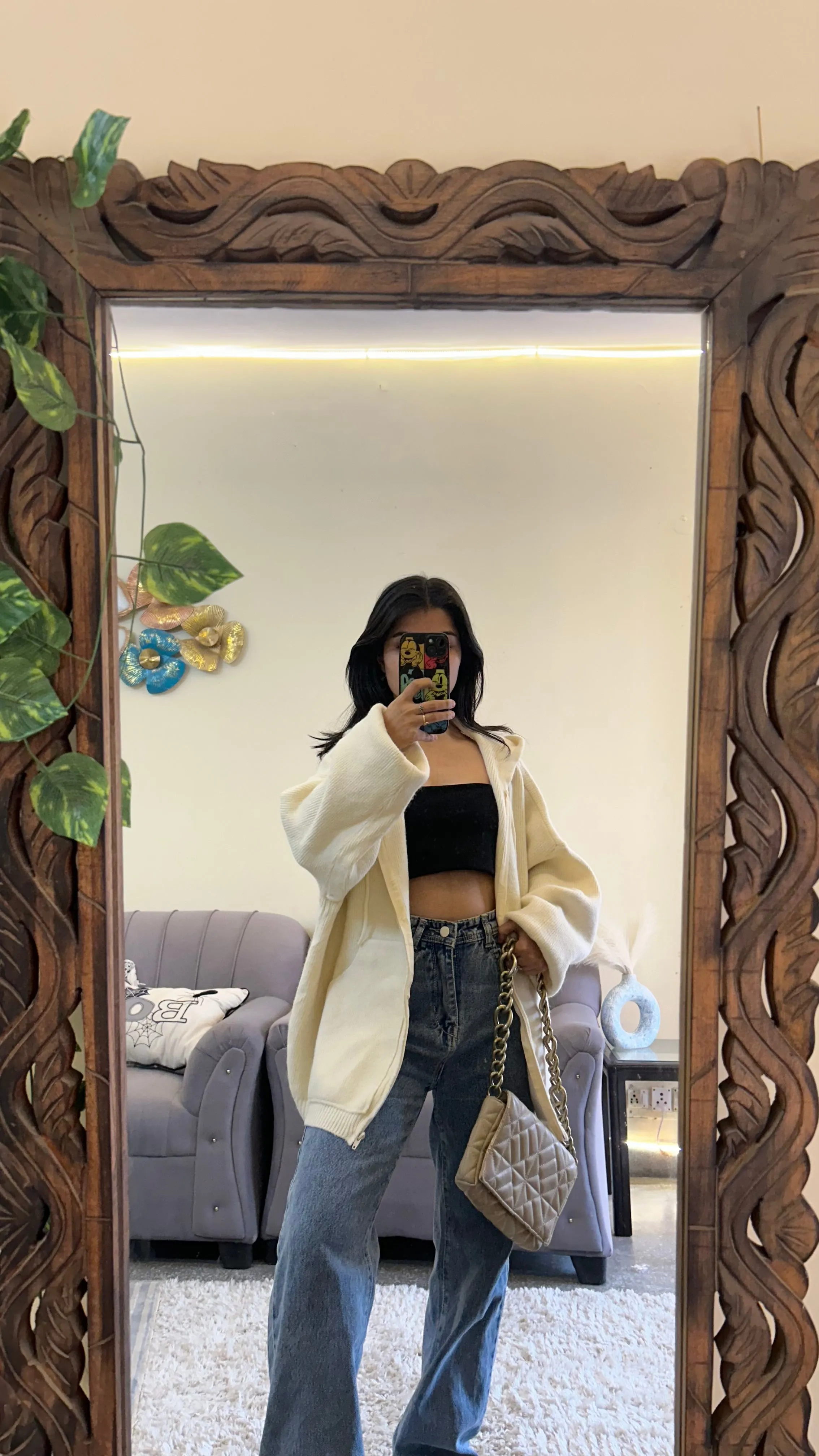 Zipper sweater XL